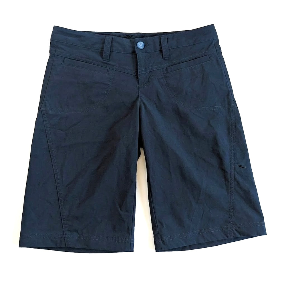 ATHLETA Shorts Dipper Bermuda Hiking Zippered Pockets Activewear